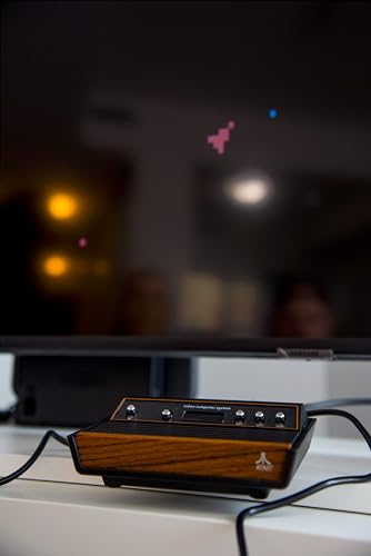 Atari Flashback 12 Gold, Retro Game Console, Built-in 130 Classic Games, Two Joystick and Paddle Controllers, HDMI, PLUG & PLAY on HD TV