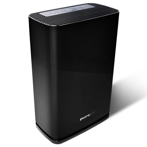 PuroAir 240 HEPA Air Purifiers for Home Large Rooms - Covers Up To 1,000 Sq Ft - Filters Up To 99.9% of Pollutants, Smoke, Pollen, Dust - Quiet HEPA Air Filter - Air Purifiers for Bedroom