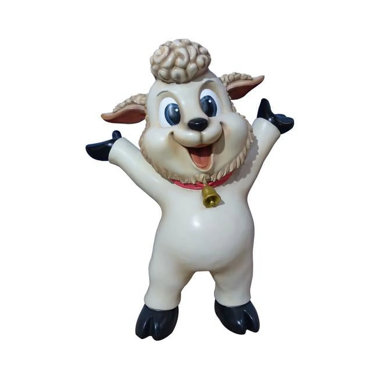 Queens of Christmas EST-LMB-FNY 5 ft. Funny Standing Lamb Figurine