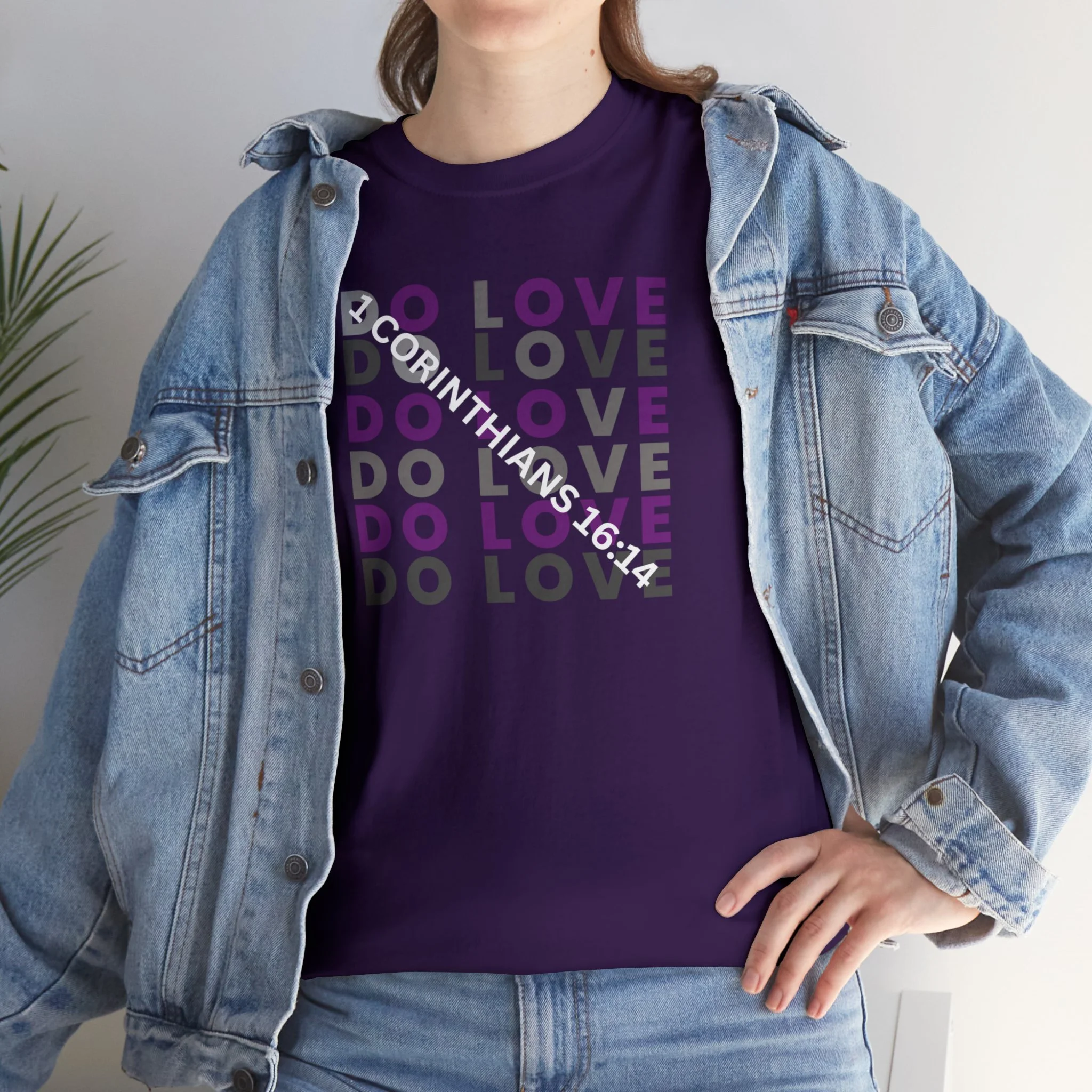 Inspired By TNT Do Love Scripture Tee, Adult Graphic Casual Unisex T-Shirt