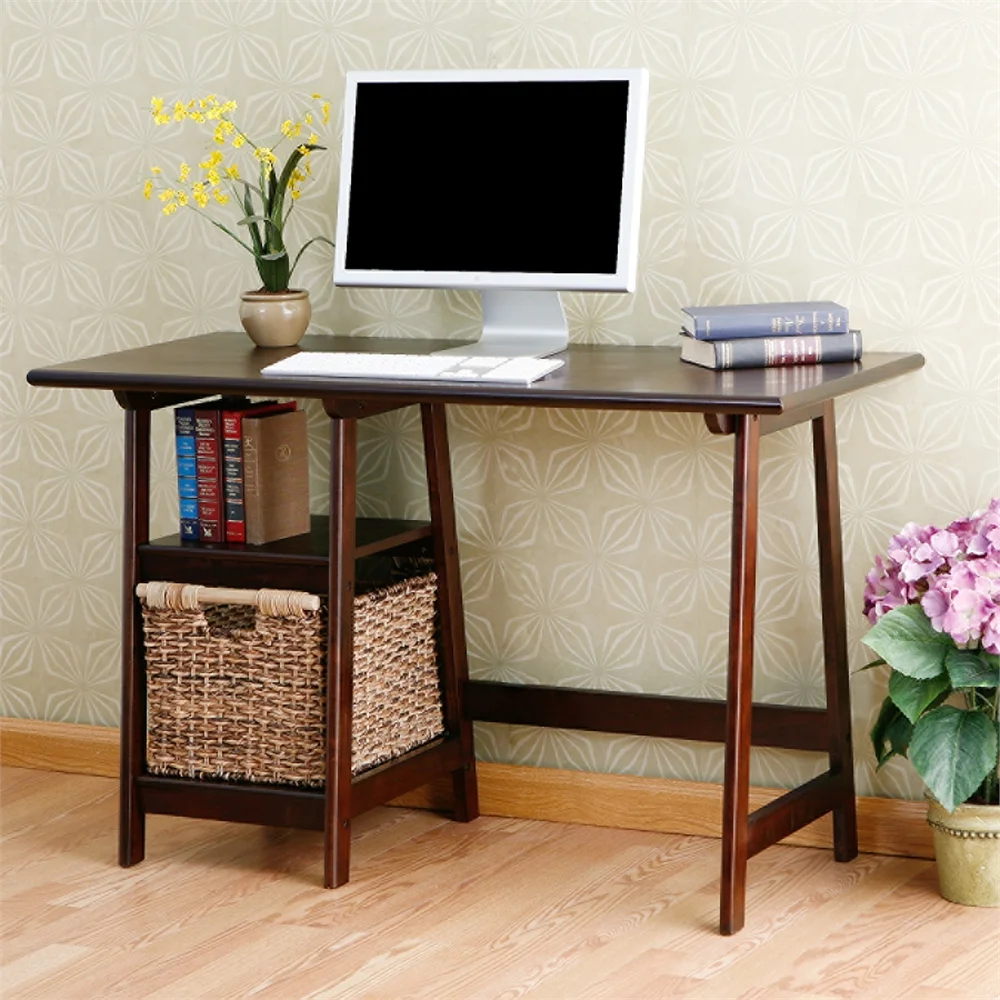 SEI Furniture Gavin Desk in Espresso