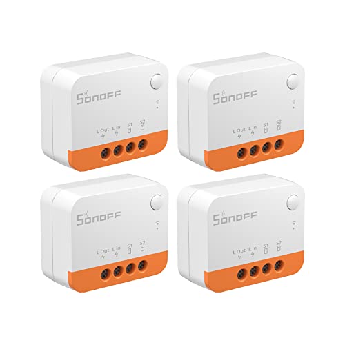 SONOFF ZBMINIL2 Extreme Zigbee Smart Light Switch (2 Way), Compatible with Alexa, SmartThings Hub, Google Home&SONOFF ZBBridge-P, ZigBee Hub Required, No Neutral Required 4-Pack