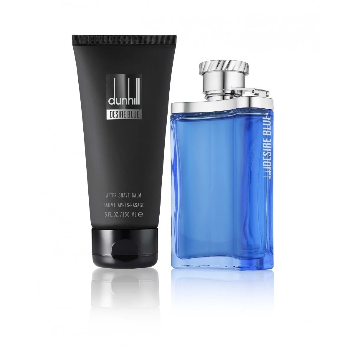 Desire Blue 2 Pc. Gift Set ( Eau De Toilette Spray 3.4 Oz + Aftershave Balm 5.0 Oz) for Men by Alfred Dunhill