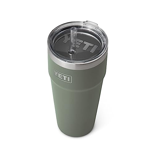 YETI Rambler 26 oz Straw Cup, Vacuum Insulated, Stainless Steel with Straw Lid