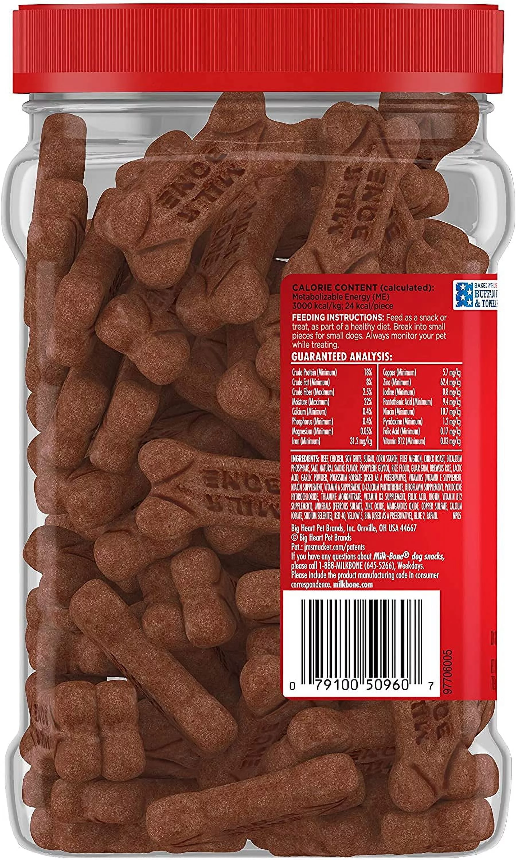 Milk-Bone Soft & Chewy Dog Treats, Beef & Filet Mignon Recipe, 25 Ounces
