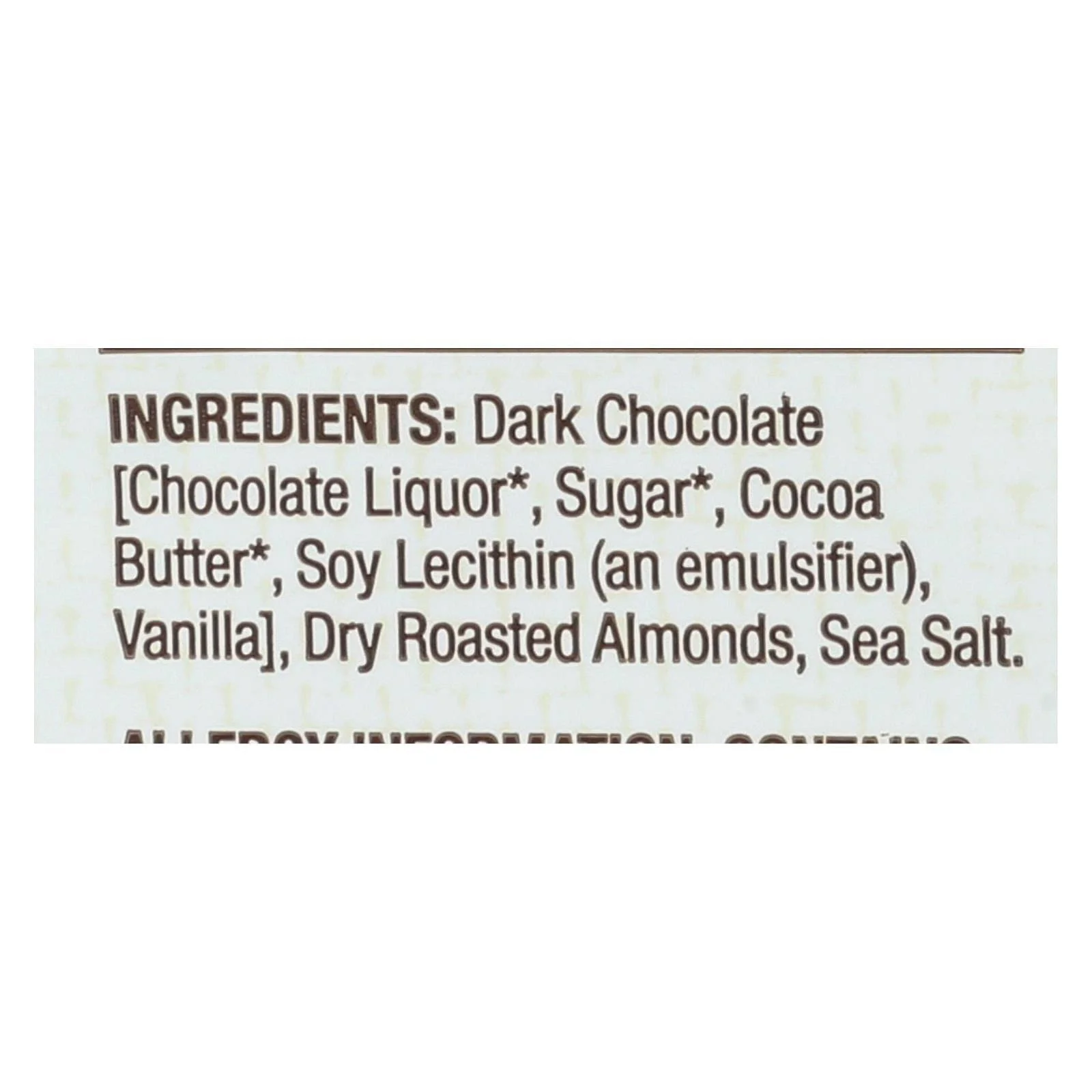 12 Pack : Bark Thins Dark Chocolate Almond Snack Bars With Sea Salt. 4.7 Ounce Bars Chocolate Candy