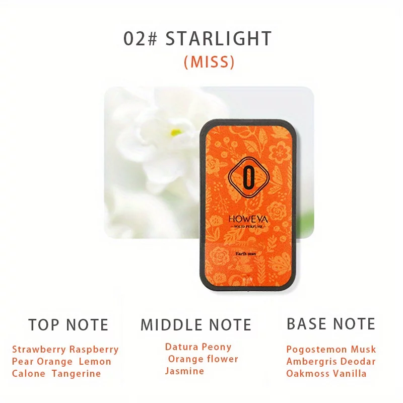 Premium Solid Perfume Gift Box - Long Lasting Fresh Floral & Fruity Fragrances for Men & Women - Perfect for Business, Dating & Birthday Gifts!