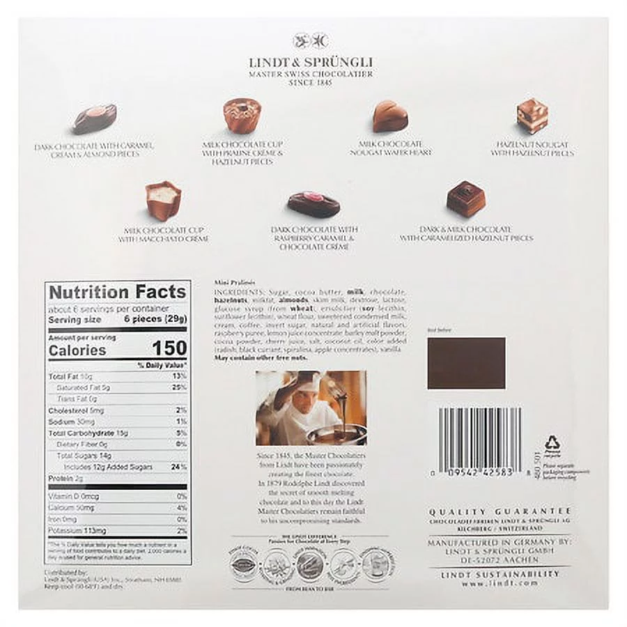 Lindt Mini Pralines6.2OZ