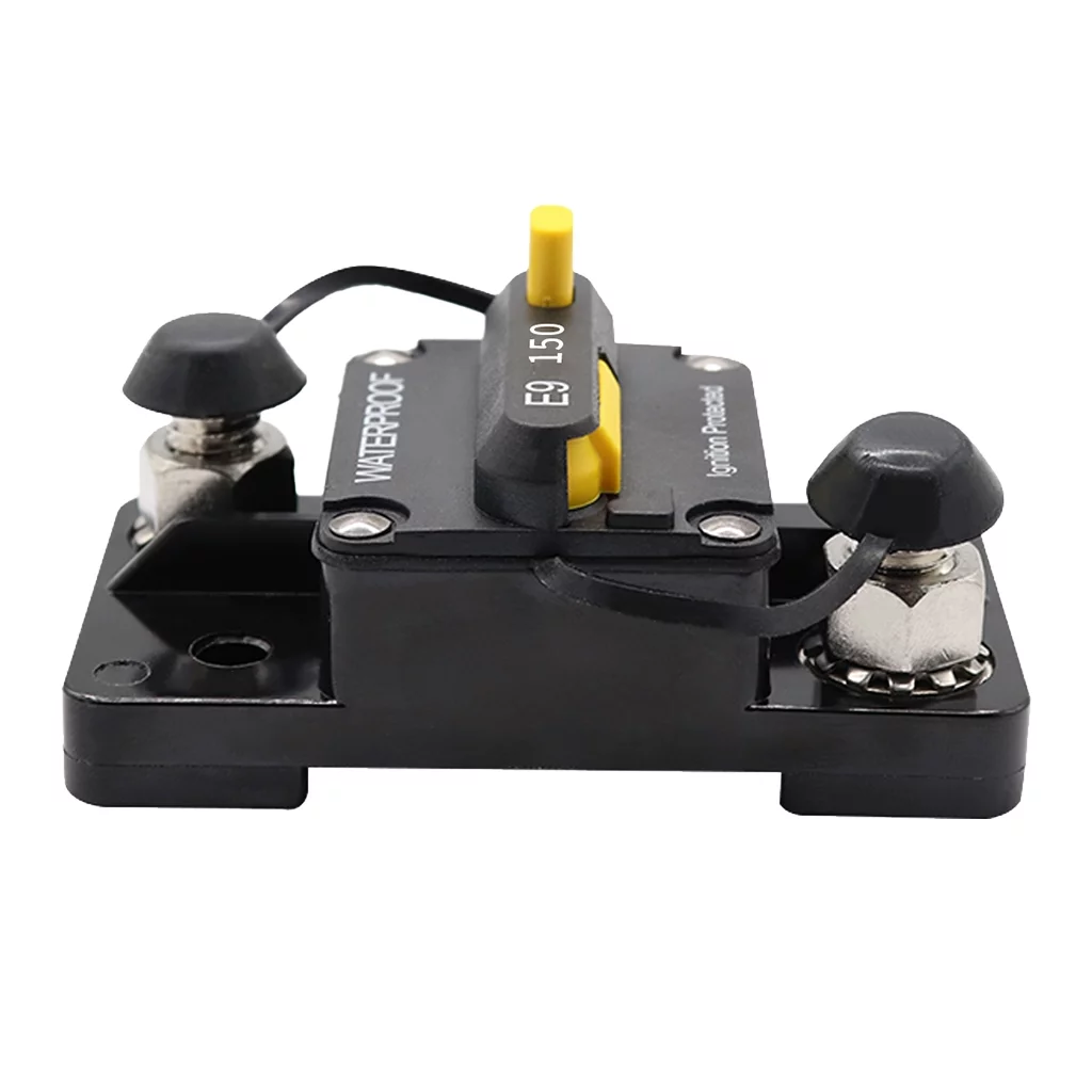 150Amp Circuit Breaker with Manual , Waterproof Holder Inline Breaker Car Marine Boat Stereo Audio System 12V-24VDC