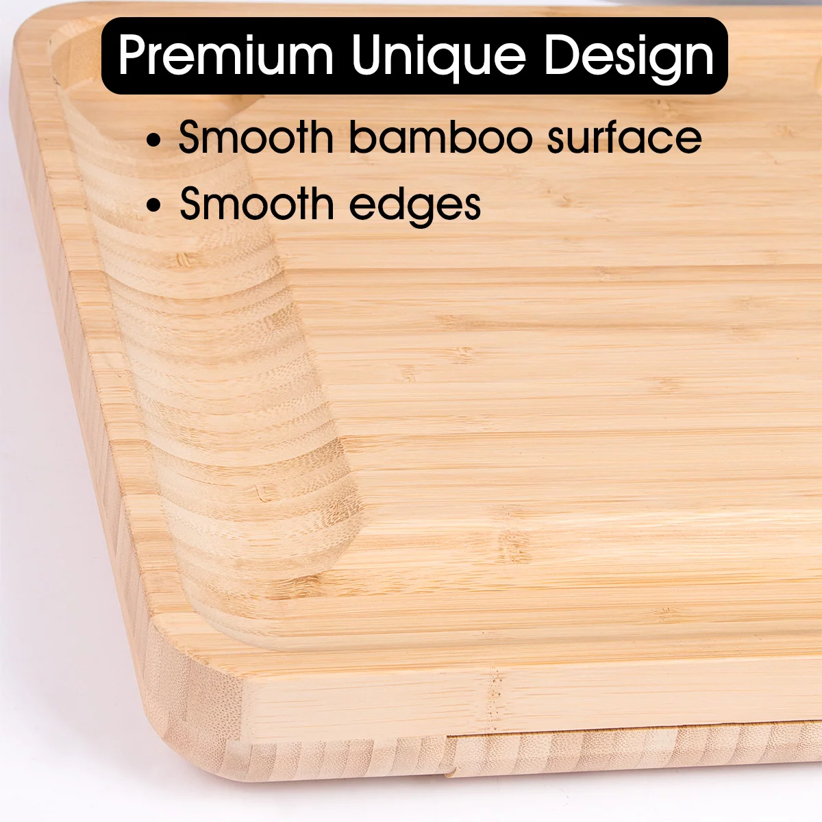 Cheese Board Gifts Set: Bamboo Large Charcuterie Boards, 4 Stainless Steel Cheese Knife & Serving Tray - Mothers Day Gift, Wedding Gifts, Housewarming Gift, Birthday Gifts