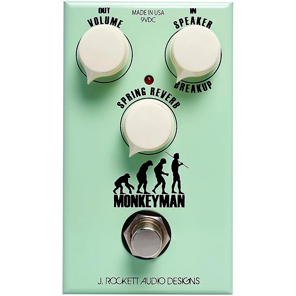 J.Rockett Audio Designs Monkeyman Overdrive and Reverb Effects Pedal