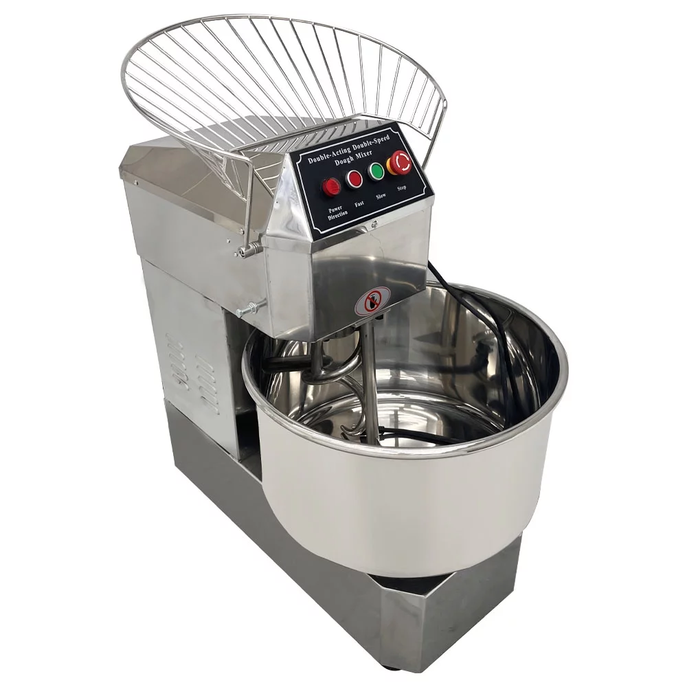 INTBUYING 40L Electric Dough Mixer Double Speed Double Action Stainless Steel