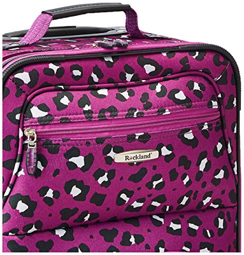 Rockland Fashion Expandable Softside Upright Luggage Set, Charcoal, 2-Piece (14/19)