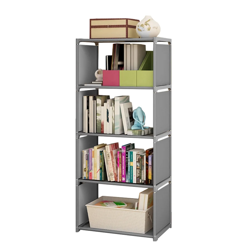 Pristin Storage Shelf,Book 4 Tall 5-tier Book 4 / Study Room Bookcase Assembled Bedroom / Office / Room / Office Assembled Bedroom / 4 Tall Bookcase Office / /