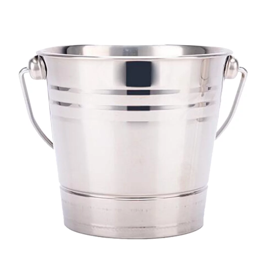 Stainless Steel Ice Bucket Champagne Bucket Restaurant - , 2.5L