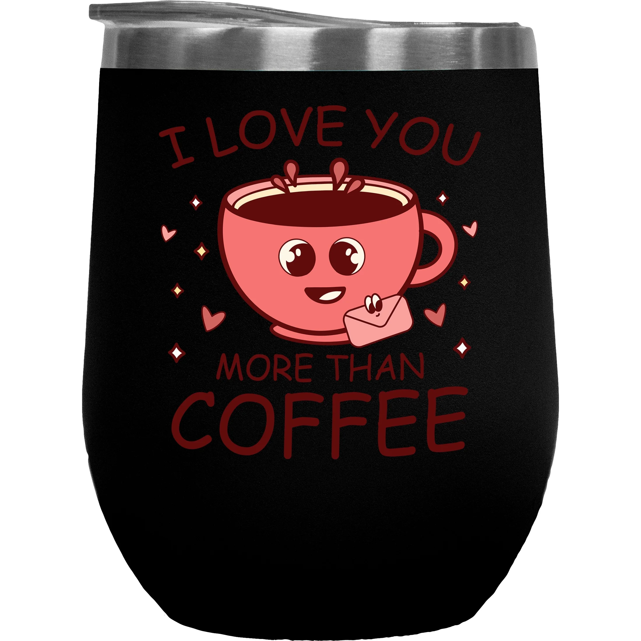 I Love You More Than Coffee, Retro Valentine