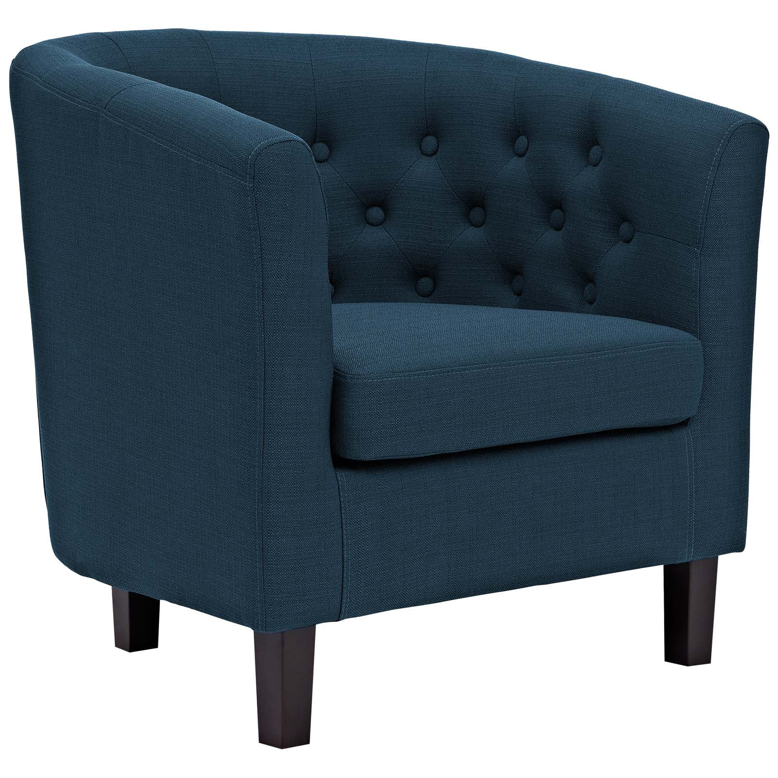 Modway Prospect Upholstered Fabric Armchair in Azure