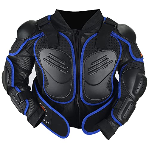 Kids Chest Protector Motocross Dirt Bike Gear Motorcycle Full Body Armor Jacket Protective Back Spine Protector Vest Gear