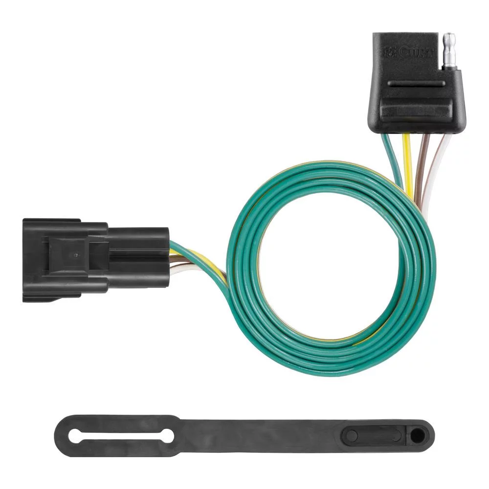 CURT 56325 Vehicle-Side Custom 4-Pin Trailer Wiring Harness, Select Chevrolet Blazer, GMC Acadia, Cadillac XT5, XT6