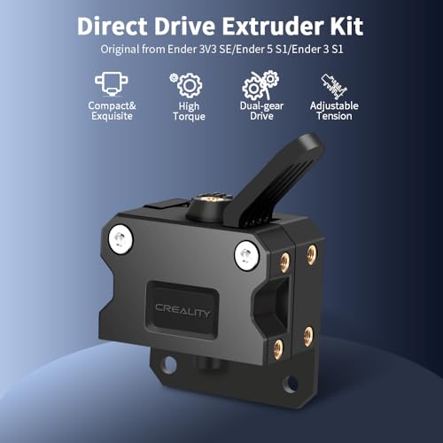 Creality Ender 3 V3 SE Extruder Kit, Original Direct Extrusion Kit Dual Gear Extruder 3.5:1 Gear Ratio Feeding Extrusion Mechanism Kit for Ender 3 S1/Ender 3 S1 Pro/Ender 5 S1/Ender 3 V3 KE 3D Printer