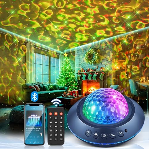 Christmas Gifts Teen Girls Kids Crystal Light Projector, 216 Modes Mood Lighting for Bedroom, Remote & USB Control Room Lights for Bedroom, Ambient Lighting Aesthetic Room Decor for Teen Girls Gifts