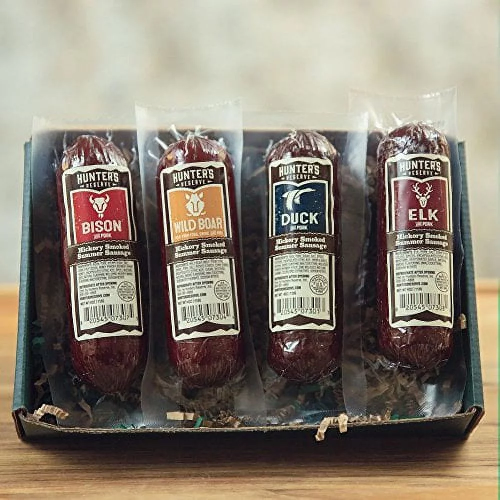 Hunters Open Gift Box - Summer Sausage