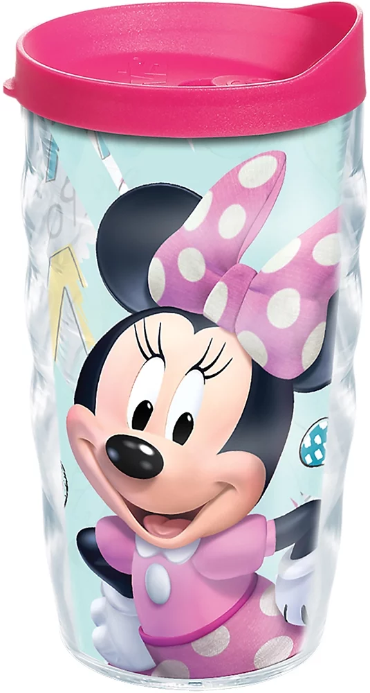 Tervis Disney - Minnie Mouse Smart & Positively Me Made in USA Double Walled  Insulated Tumbler Travel Cup Keeps Drinks Cold & Hot, 10oz Wavy, Classic