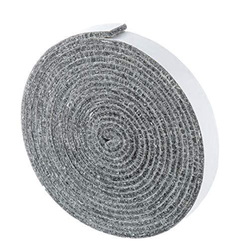 DOLAMOTY 15ft High Temp Grill Gasket Replacement for Large/XLarge Big Green Egg,Big Green Egg Accessories BBQ Smoker BGE Gasket Pre-Shrunk Accessories Self Stick Felt, 7/8