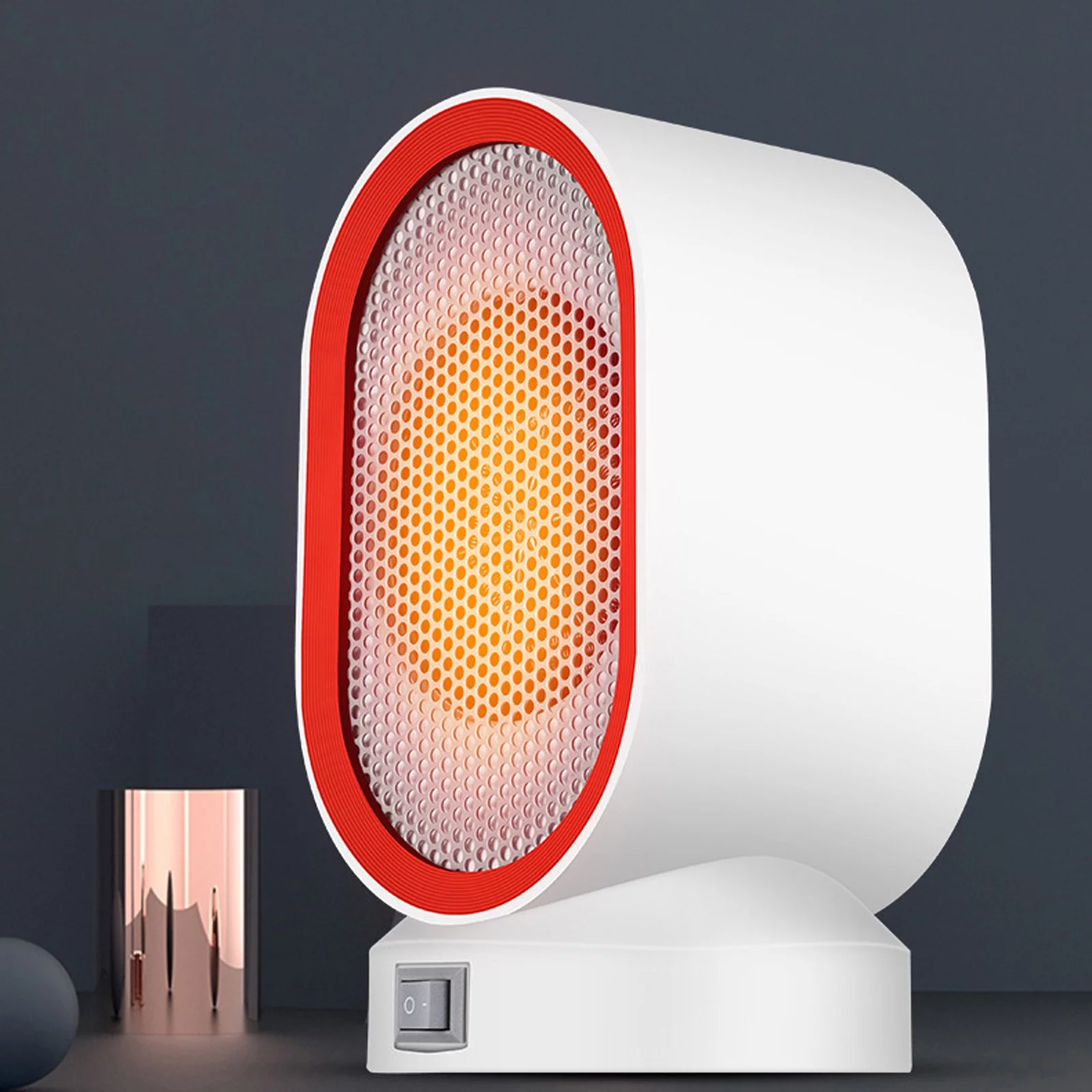 Gaiseeis Household high-efficiency portable fast heating energy-saving heater Red