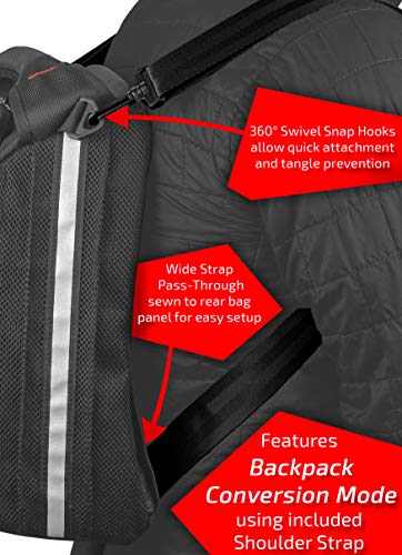 5400 CR2 Tail Trunk- Water-Resistant, Tear-Resistant, Industrial Grade Ballistic Nylon - Universal Fit Adjustable Bungee Mounting System