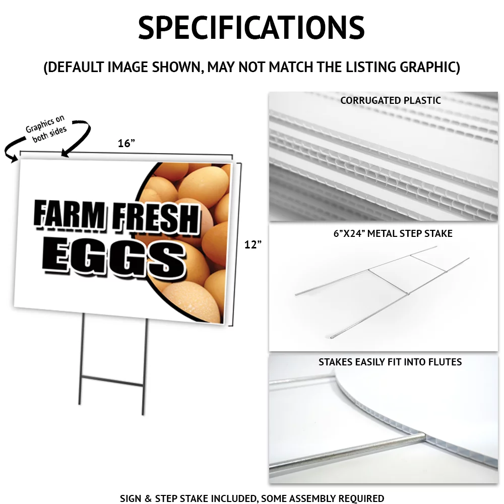 SignMission C-1216-DS-Computer Repair 12 x 16 in. Computer Repair Yard Sign & Stake