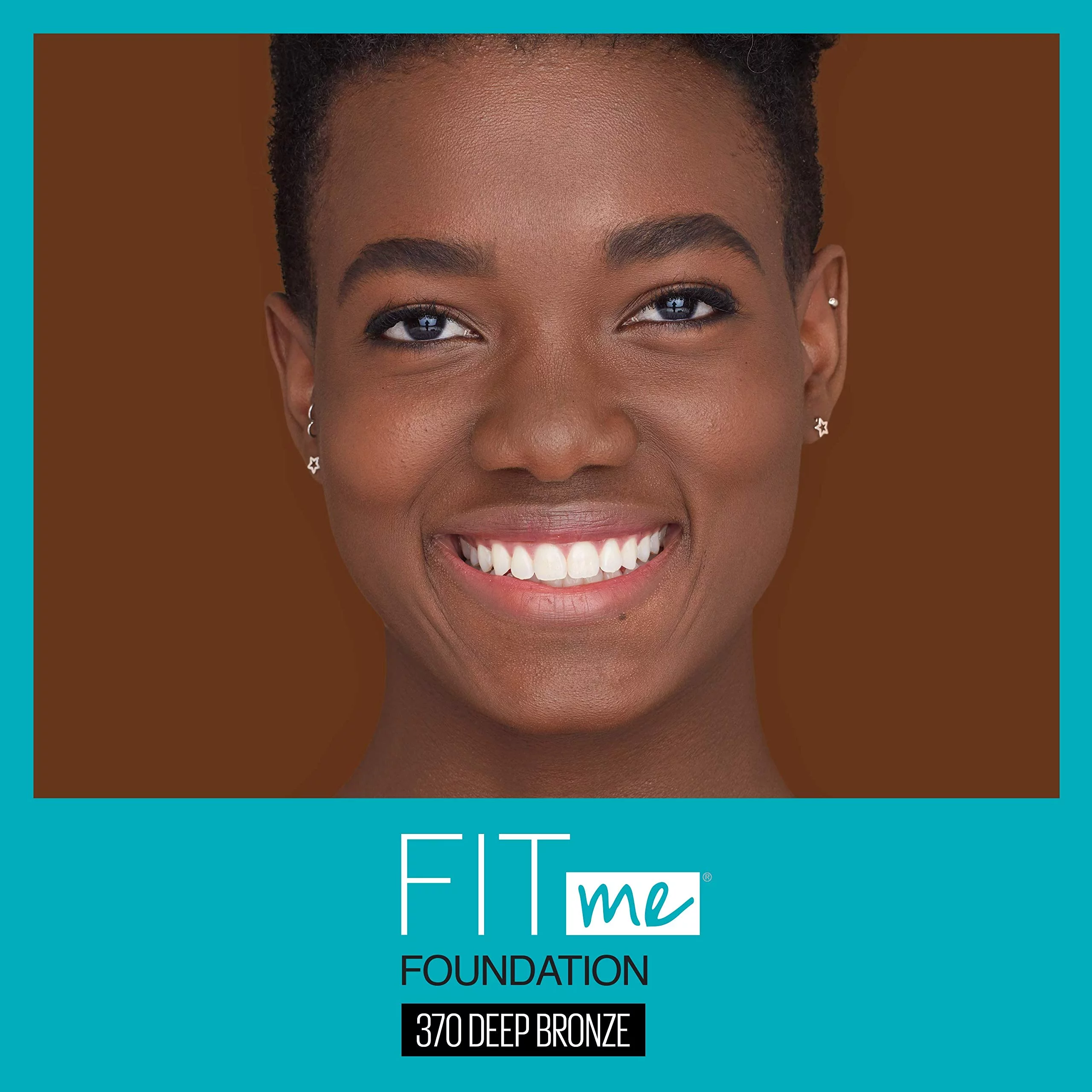 Maybelline Fit Me Matte + Poreless Liquid Foundation 370 Deep Bronze 1 Fl Oz (Pack of 32)