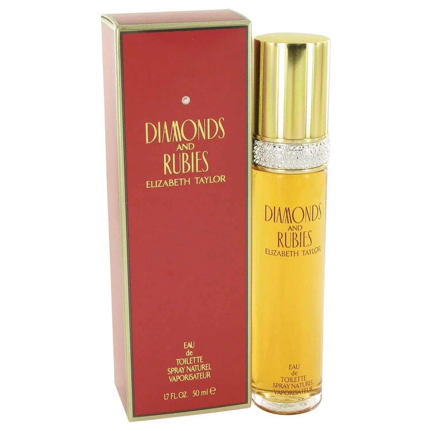 Diamonds & Rubies Perfume By Elizabeth Taylor Eau De Toilette Spray1.7 Oz (Pack of 4)