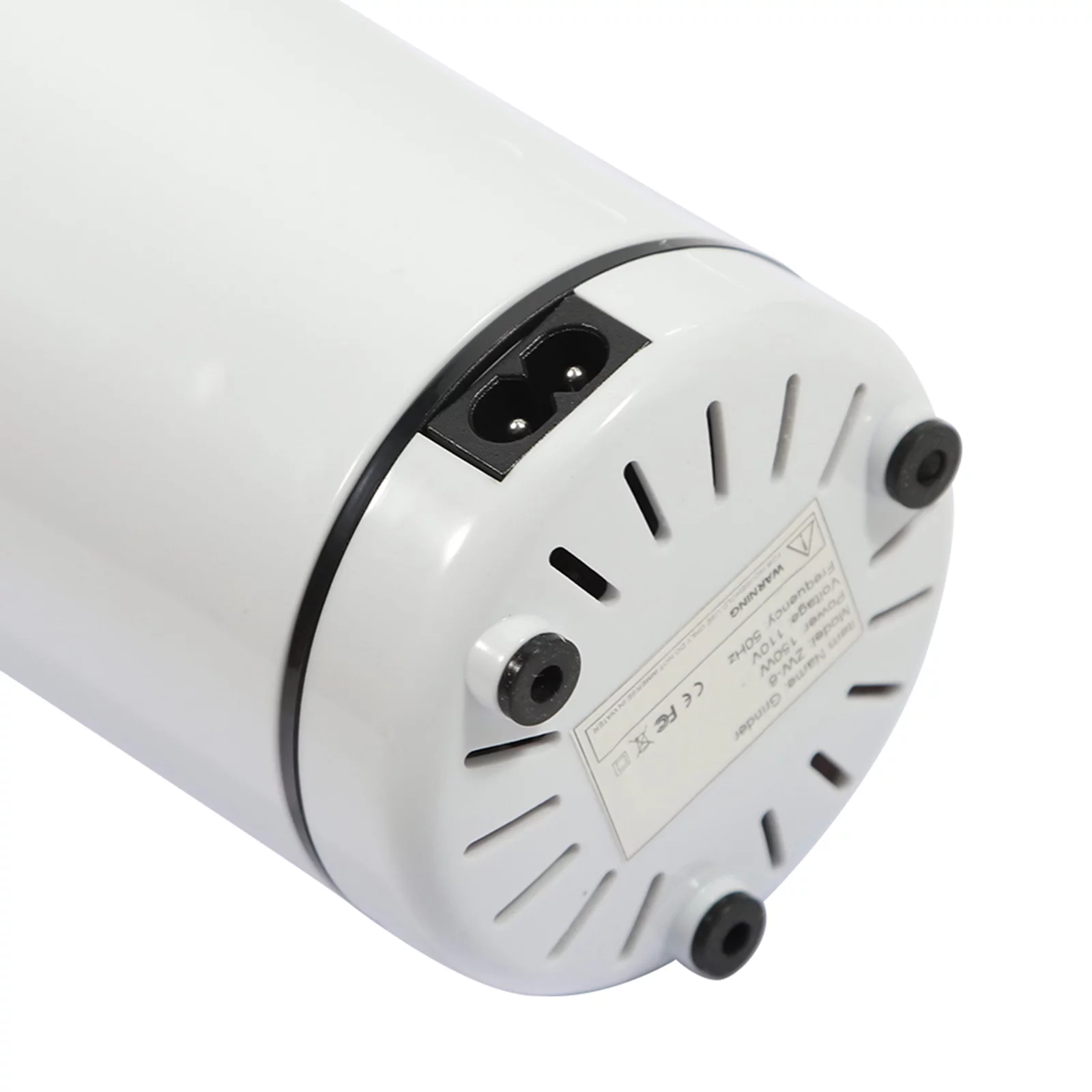 White 50g/ 110V Coffee Grinder Electric with Stainless Steel Bowl