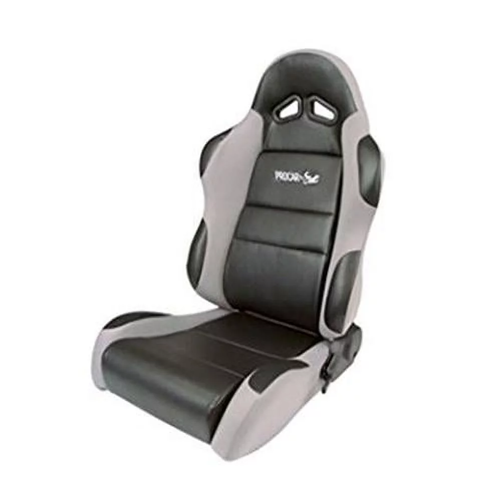 ProCar by Scat 80-1605-62R SPORTSMAN Gray Vinyl/Velour Right Racing Seat