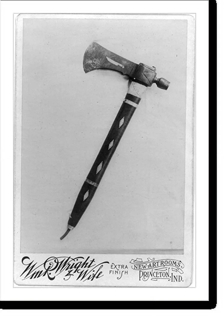 Historic Framed Print, Tomahawk, 17-7/8