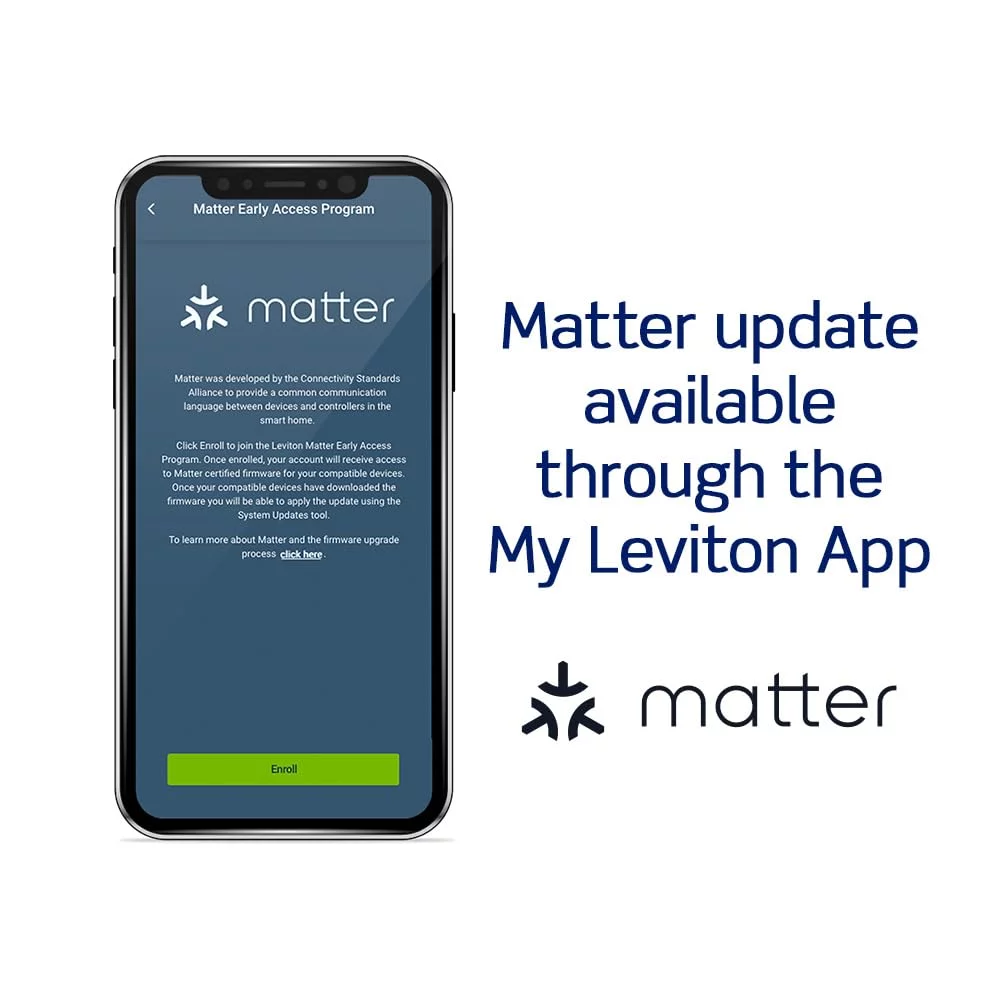 Leviton Decora Smart Dimmer Switch, Wi-Fi 2nd Gen, Neutral Wire Required, Works with Matter, My Leviton, Alexa, Google Assistant, Apple Home/Siri & Wired or Wire-Free 3-Way, D26HD-2RW, White