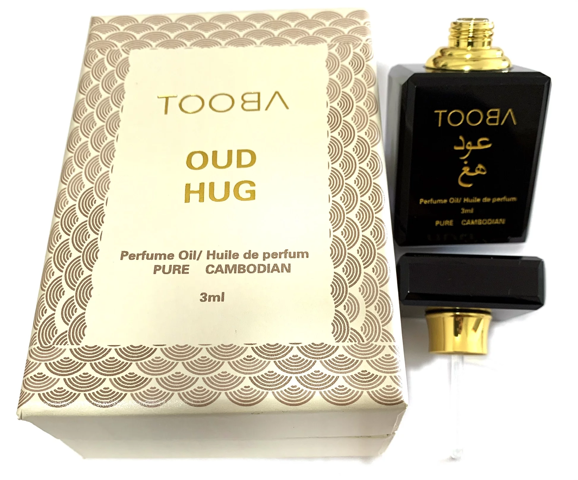TOOBA OUD HUG 100 % Genuine Oud oil-Pure Cambodian Agarwood oil-3ml Perfume oil Rare essential Attar.Pulsating Musky Scent