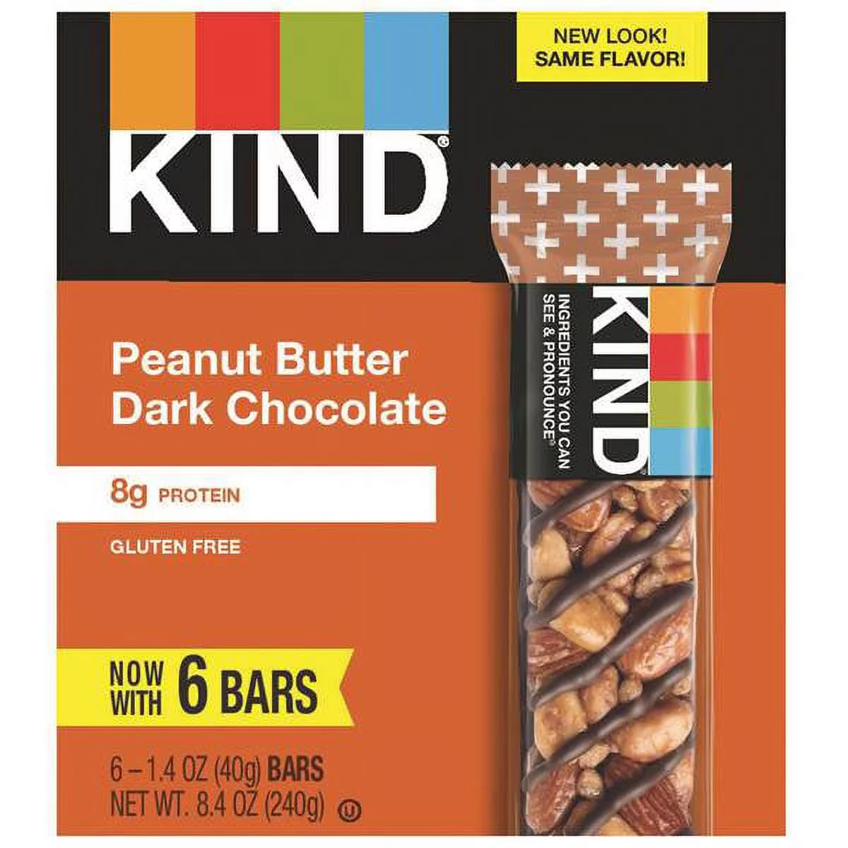 KIND Peanut Butter Dark Chocolate Bars (Pack of 10)