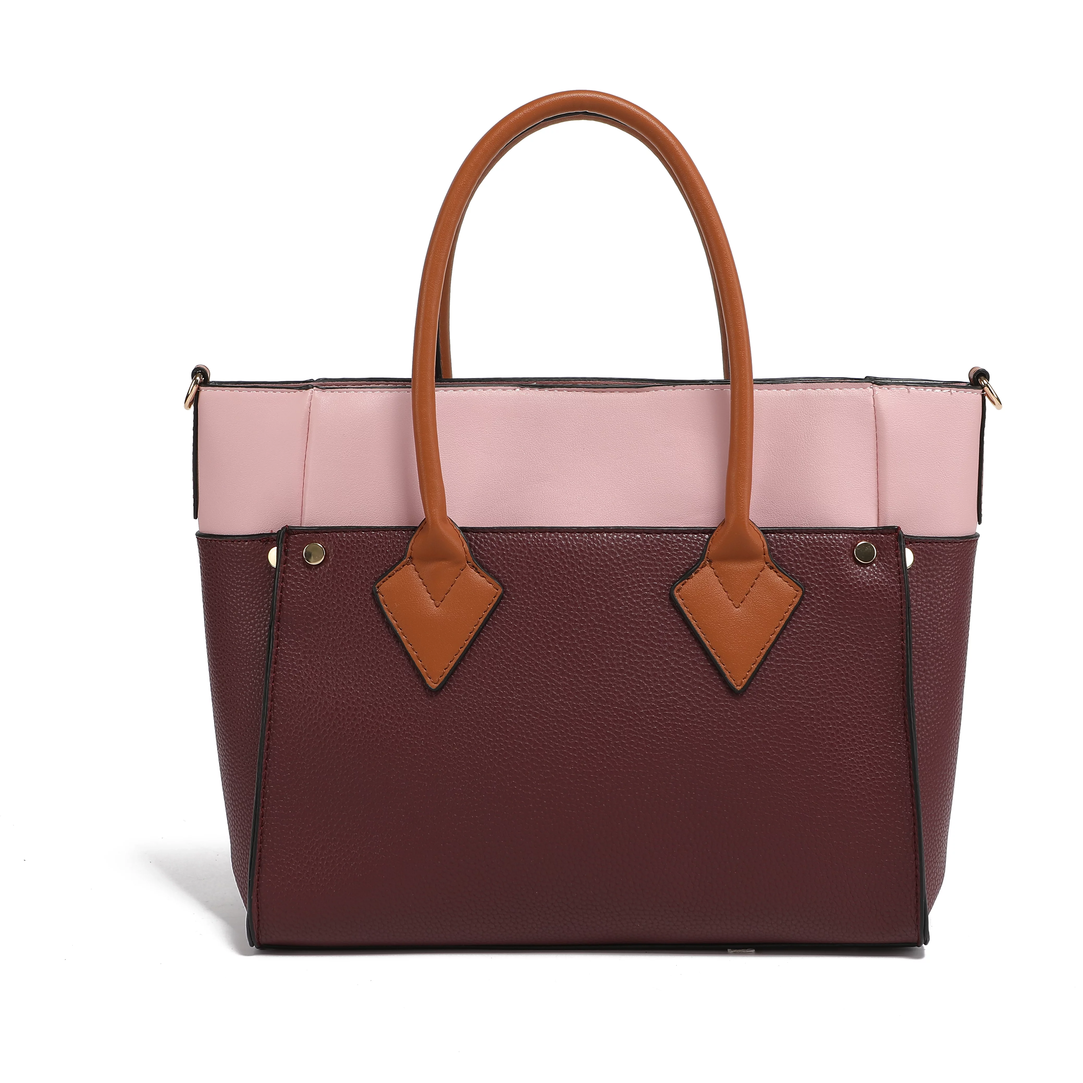 MKF Collection Brynlee Women's Tote Bag & Wristlet Wallet, Crossbody Purse Handbag 2 Pcs by Mia K - Burgundy