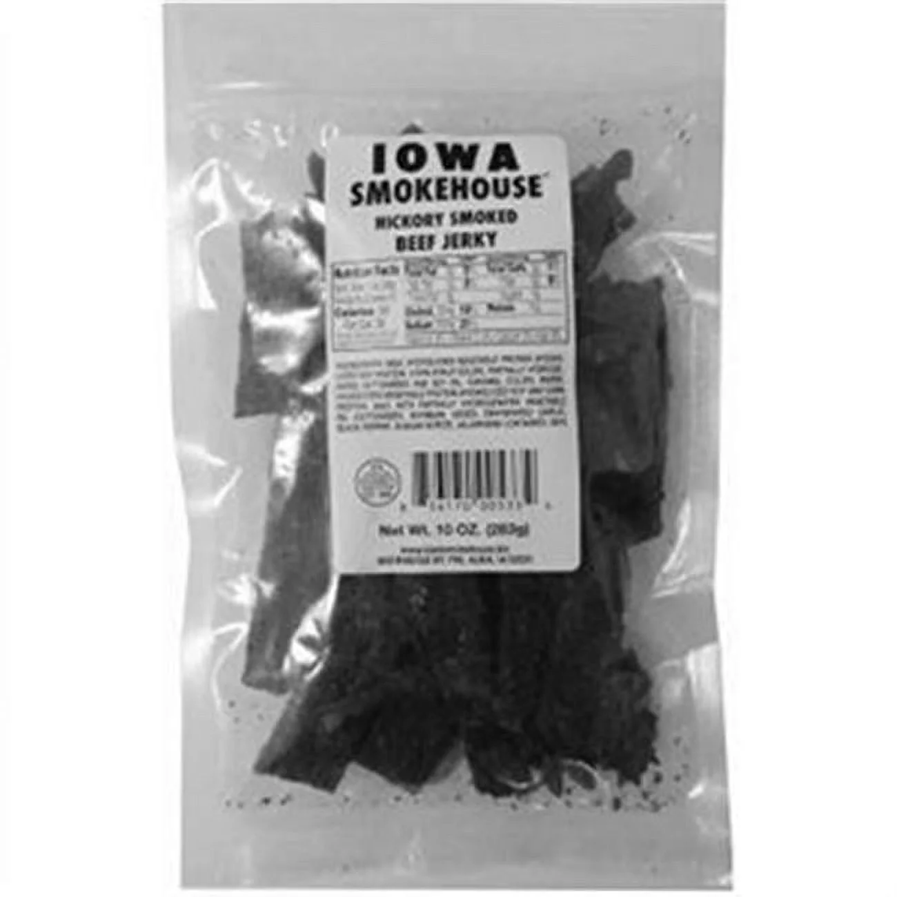 Iowa Smokehouse & Preferred Wholesale  10 oz Hickory Flavor Beef Jerky - Pack of 6