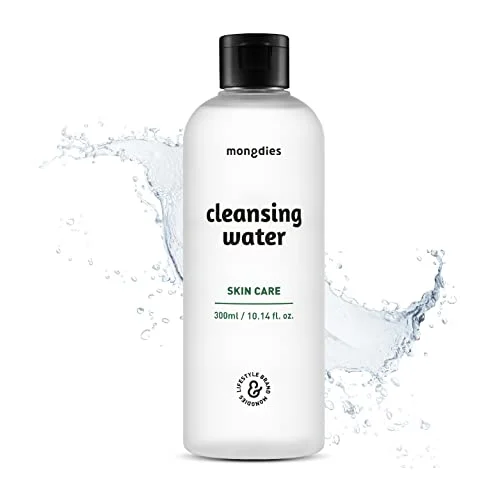Mongdies Baby Cleansing Water- Uses all ingredients of EWG Green level, Contain plenty of Rich Deep-Sea Ocean water, Moist and mild pH5.5 subacid cleansing water - 300ml