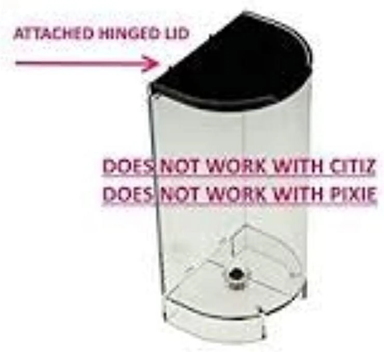 NES93449 Krups Inissia Water  (0.7L), Plastic