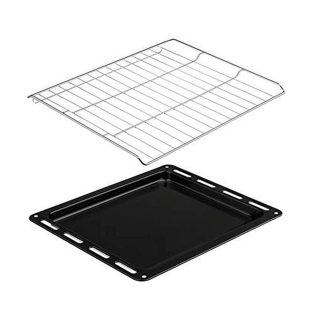 Empava 24 in. 2.3 cu. Ft. Single Gas Wall Oven Bake Broil Rotisserie Functions with Mechanical Controls-Built-in Timer-Convection Fan in Stainless Steel, Silver