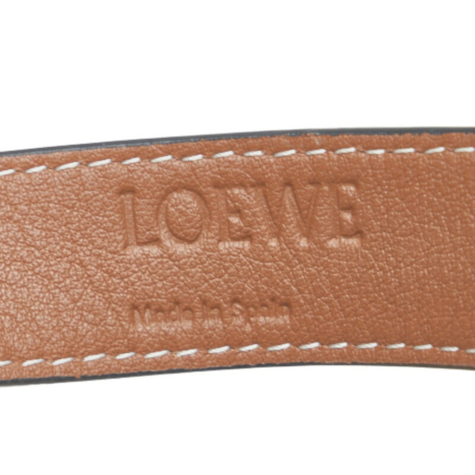 Pre-Owned Loewe Palm Leaf Basket Small Handbag Natural Brown Raffia Leather Ladies LOEWE (Good)