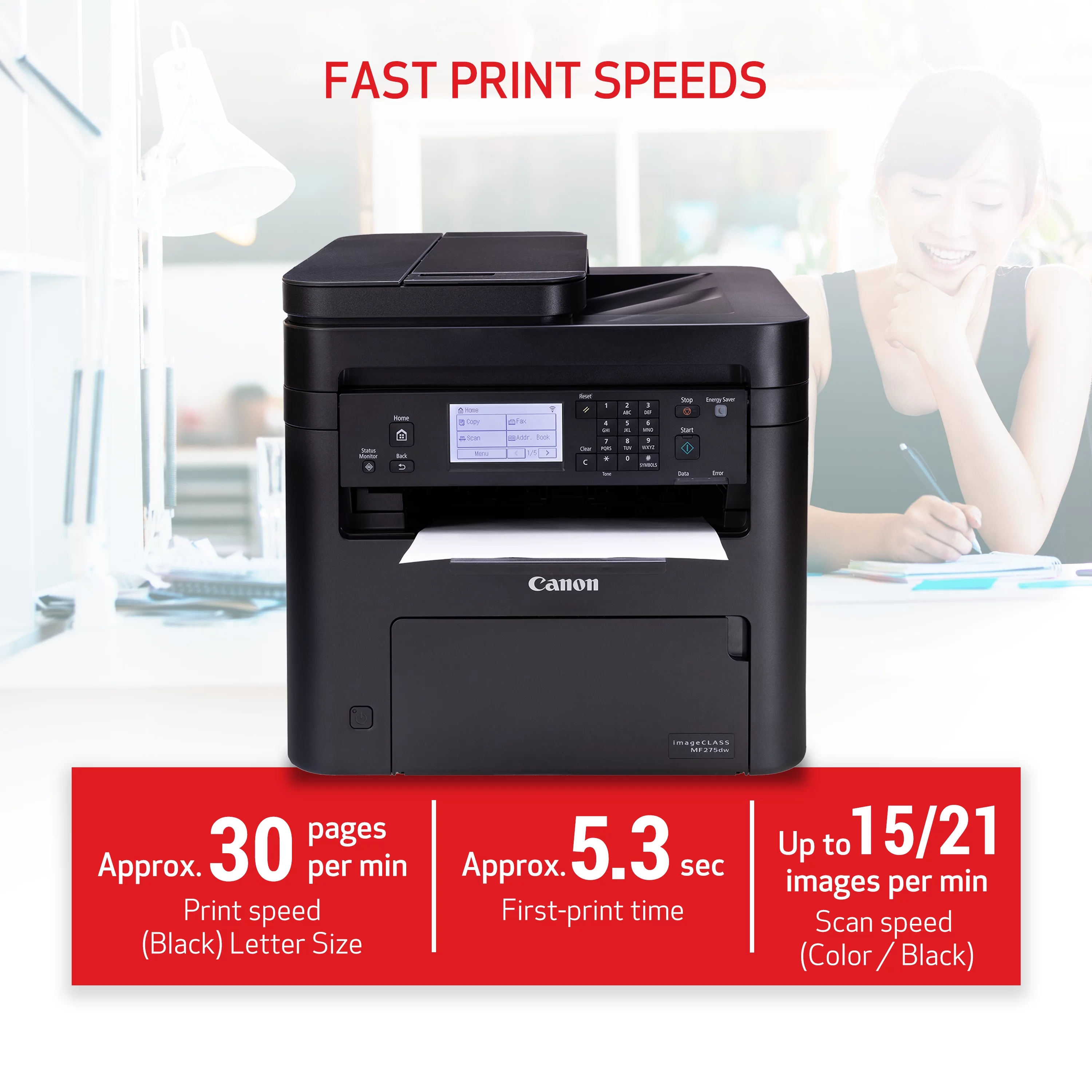 Canon imageCLASS MF275dw - Wireless, Duplex Laser Printer