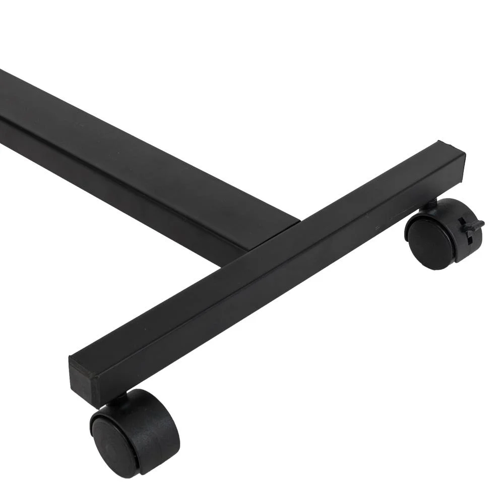 Ktaxon Adjustable Black Laptop Desk Rolling Cart Sofa Over Bed Notebook Table Stand