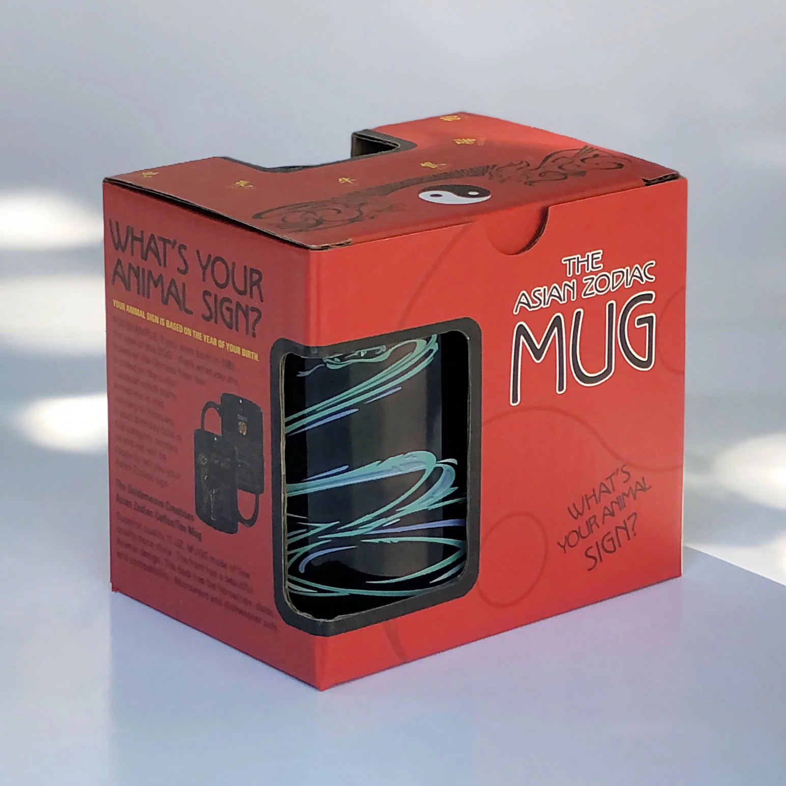 Chinese New Year of the SNAKE, Zodiac Horoscope, 3 PIECE MUG GIFT SET