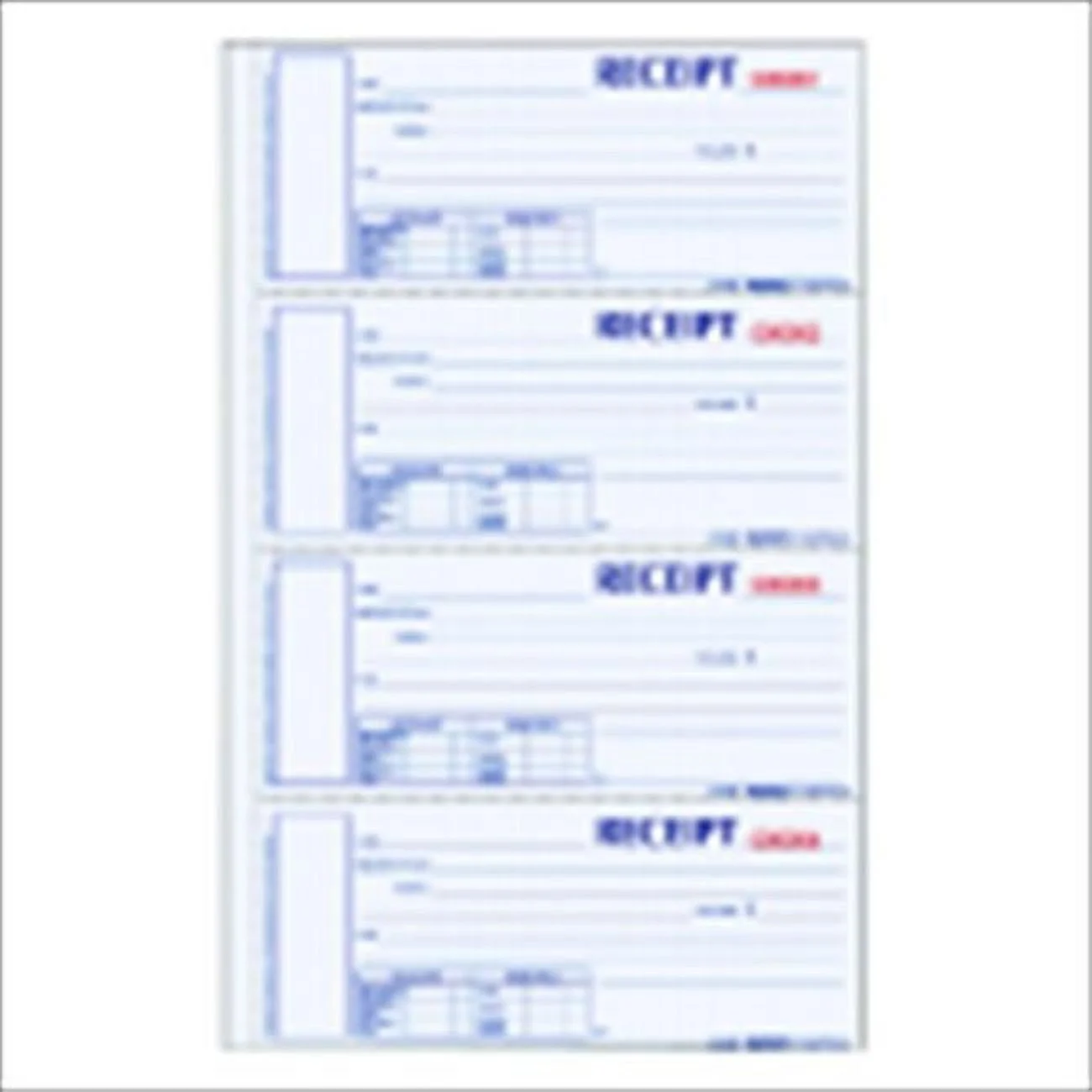 REDIFORM  2 Parts Carbonless Duplicate Hardbound Numbered Money Receipt Book - Canary - Pack 300