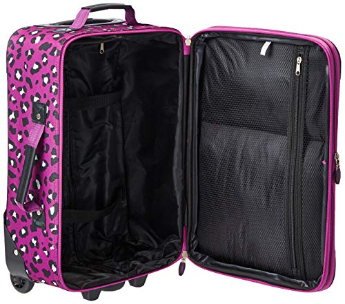 Rockland Fashion Expandable Softside Upright Luggage Set, Charcoal, 2-Piece (14/19)